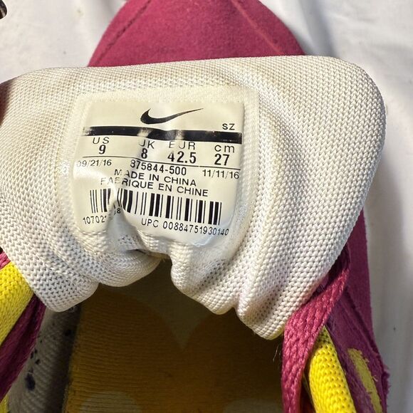 DS New Nike Air Max 1 Premium Dynamic Berry 2016  Size 9 Authentic Pink Trainer - Picture 9 of 10